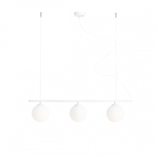 Lampa wisząca BERYL 3 GLASS WHITE