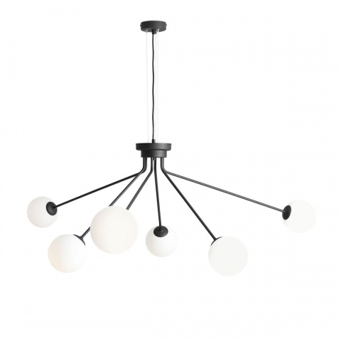 Lampa wisząca HOLM 6 BLACK