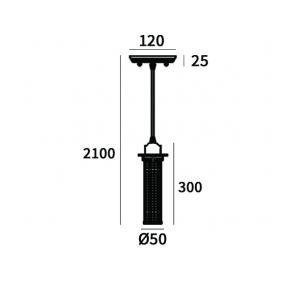 Amsterdam Loft No.5 G - LAMPA WISZĄCA ALTAVOLA DESIGN