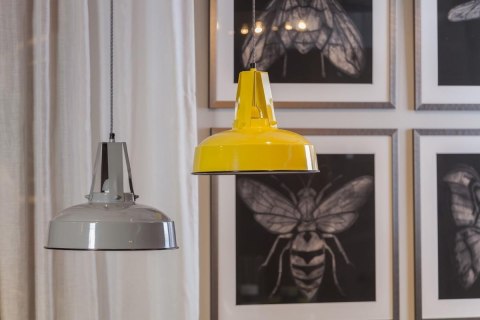 Lampa wisząca FLUX yellow Aluro ALURO fashion at home
