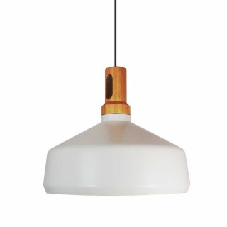 Lampa wisząca NORDIC WOODY biało drewniana 35 cm Step into Design