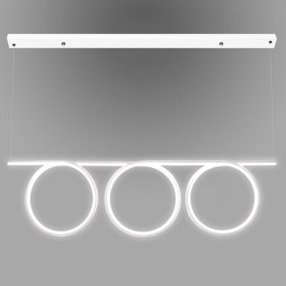 Altavola Design: Lampa Ledowe Okręgi No. 8 biały ALTAVOLA DESIGN