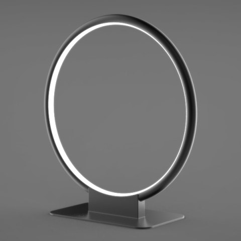 Altavola Design: Lampa stołowa Ledowe Okręgi no.1 czarna 3000k ALTAVOLA DESIGN