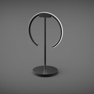 Altavola Design: Lampa stołowa Ledowe Okręgi no. 1 out 4k black ALTAVOLA DESIGN