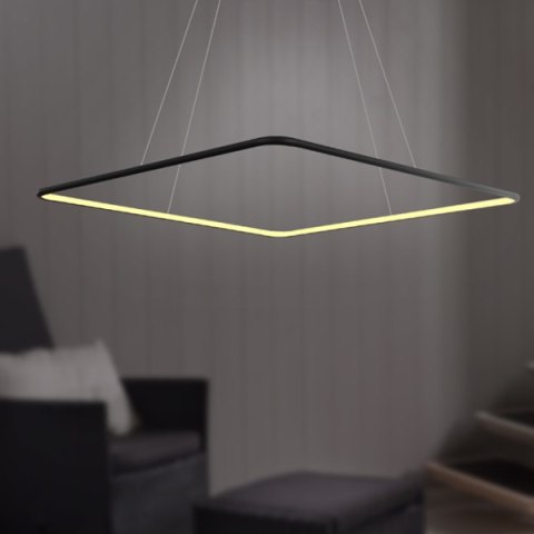 Lampa wisząca Ledowe Kwadraty No.1 in 3k czarna Altavola Design ALTAVOLA DESIGN