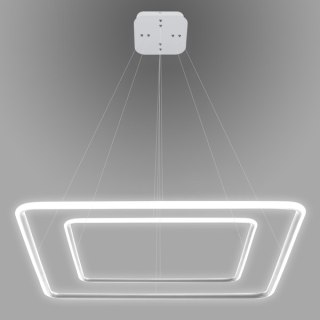 Altavola Design: Lampa wisząca Ledowe Kwadraty No. 2 biała out 4k ALTAVOLA DESIGN