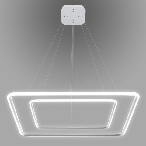 Altavola Design: Lampa wisząca Ledowe Kwadraty No. 2 biała out 4k ALTAVOLA DESIGN