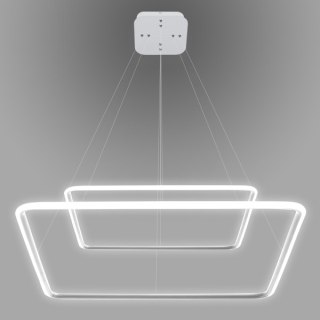 Altavola Design: Lampa wisząca Ledowe Kwadraty No. 2 biała out 4k ALTAVOLA DESIGN