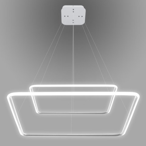 Altavola Design: Lampa wisząca Ledowe Kwadraty No. 2 biała out 4k ALTAVOLA DESIGN