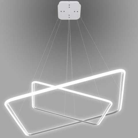 Altavola Design: Lampa wisząca Ledowe Kwadraty No. 2 biała out 4k ALTAVOLA DESIGN