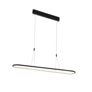 Altavola Design: Lampa wisząca Ledowe Kwadraty no. 1 100 cm in 3k czarna ALTAVOLA DESIGN