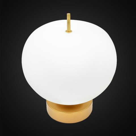 Ekskluzywna lampa LED stołowa złoto biała Apple T Altavola Design