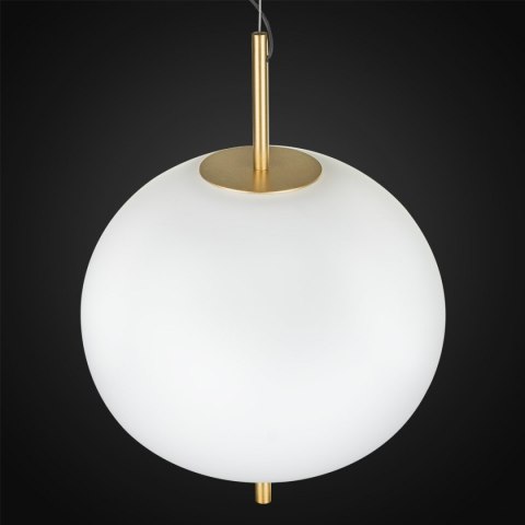 Ekskluzywna lampa LED wisząca złoto biała Apple P Altavola Design