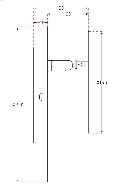 Lampa ścienna PILLS L biała 30cm Step into Design