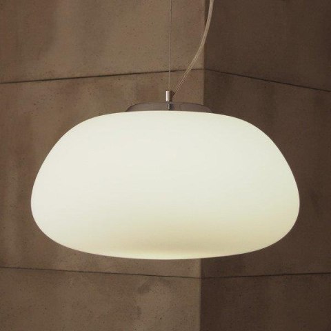 Lampa wisząca LUCIDUM FLAT biała 40 cm Step into Design