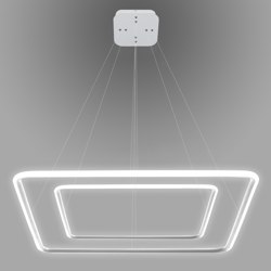 Lampa wisząca Ledowe Kwadraty No.2 biała in 4k Altavola Design ALTAVOLA DESIGN