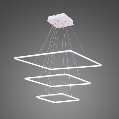 Lampa wisząca Ledowe Kwadraty No. 3 biała in 3k Altavola Design ALTAVOLA DESIGN