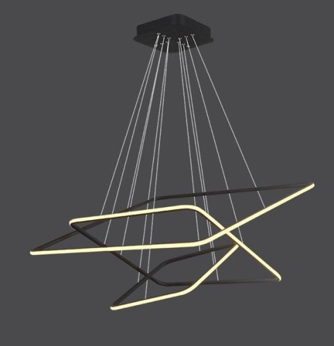 Lampa wisząca Ledowe Kwadraty No.3 czarna out 3k Altavola Design ALTAVOLA DESIGN