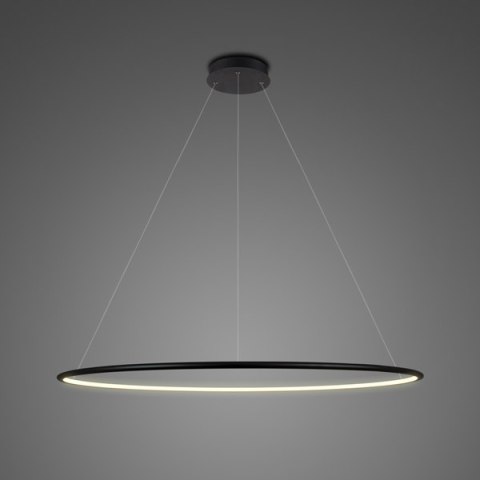 Lampa wisząca Ledowe Okręgi No.1 100cm in 3k czarna AltavolaDesign ALTAVOLA DESIGN