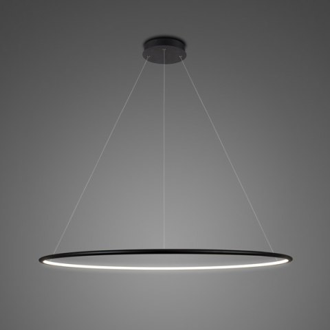 Lampa wisząca Ledowe Okręgi No.1 Φ100 cm in 4k czarna Altavola Design ALTAVOLA DESIGN