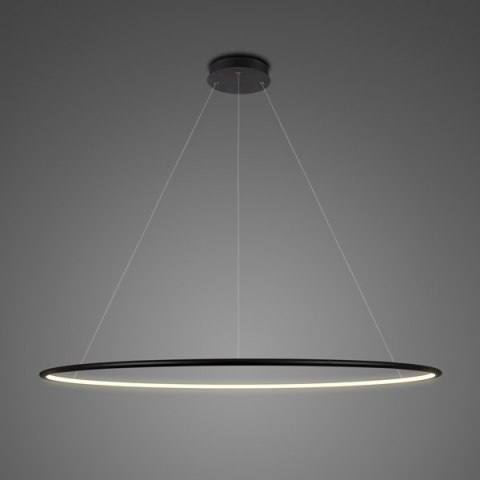 Lampa wisząca Ledowe Okręgi No.1 120cm in 3k czarna AltavolaDesign ALTAVOLA DESIGN