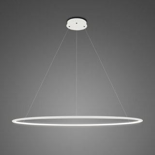 Lampa wisząca Ledowe Okręgi No.1 120cm in 4k biała AltavolaDesign ALTAVOLA DESIGN