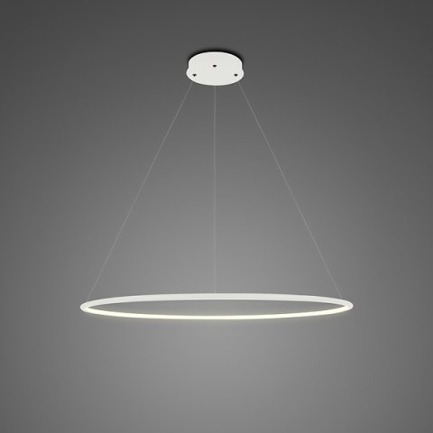 Lampa wisząca Ledowe Okręgi No.1 Φ60 cm in 3k biała Altavola Design ALTAVOLA DESIGN