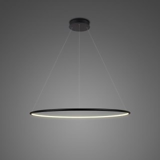 Lampa wisząca Ledowe Okręgi No.1 Φ60 cm in 3k czarna Altavola Design ALTAVOLA DESIGN