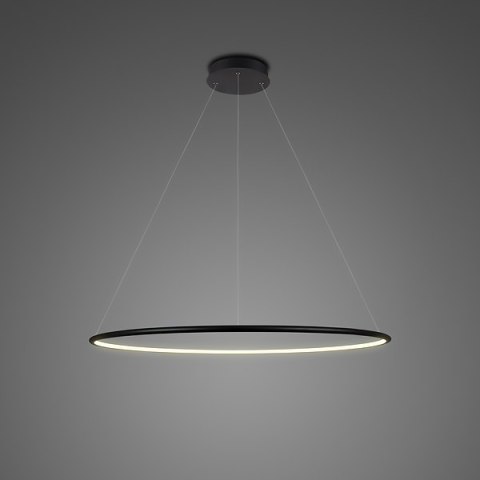 Lampa wisząca Ledowe Okręgi No.1 Φ60 cm in 3k czarna Altavola Design ALTAVOLA DESIGN