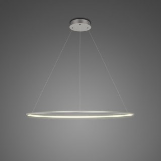 Lampa wisząca Ledowe Okręgi No.1 60cm 3k srebrna