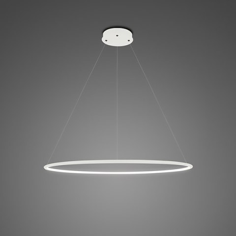 Lampa wisząca Ledowe Okręgi No.1 Φ60 cm in 4k biała Altavola Design ALTAVOLA DESIGN