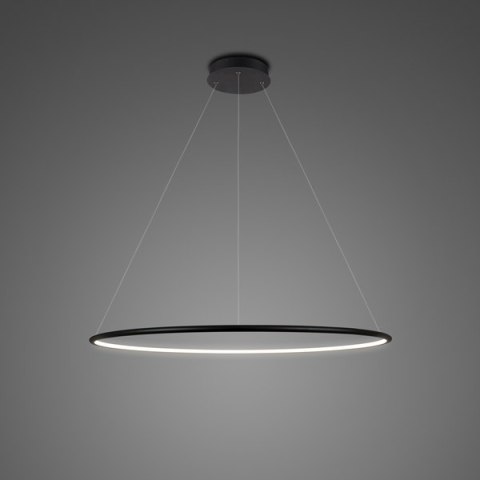 Lampa wisząca Ledowe Okręgi No.1 Φ60 cm in 4k czarna Altavola Design ALTAVOLA DESIGN