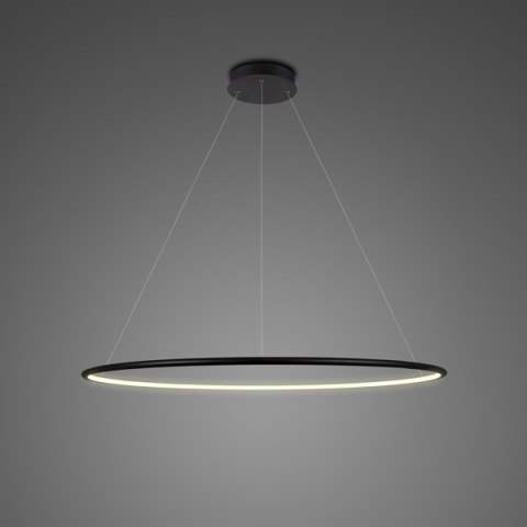 Lampa wisząca Ledowe Okręgi No.1 80cm in 3k czarna AltavolaDesign ALTAVOLA DESIGN