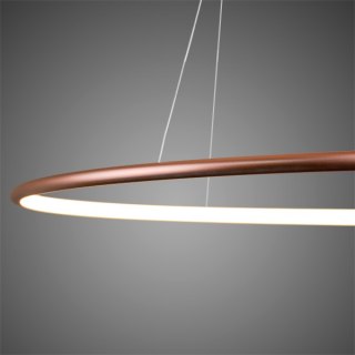 Lampa wisząca Ledowe Okręgi No.3 80cm 3k miedziana