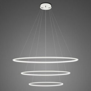 Lampa wisząca Ledowe Okręgi No.3 80cm in 4k biała Altavola Design ALTAVOLA DESIGN