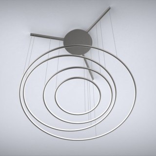 Lampa wisząca Ledowe Okręgi No.3 CO Φ100 cm in 3k czarna Altavola Design ALTAVOLA DESIGN