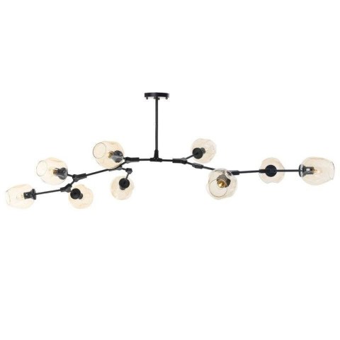 Lampa wisząca MODERN ORCHID-9 bursztynowo czarna 150 cm Step into Design