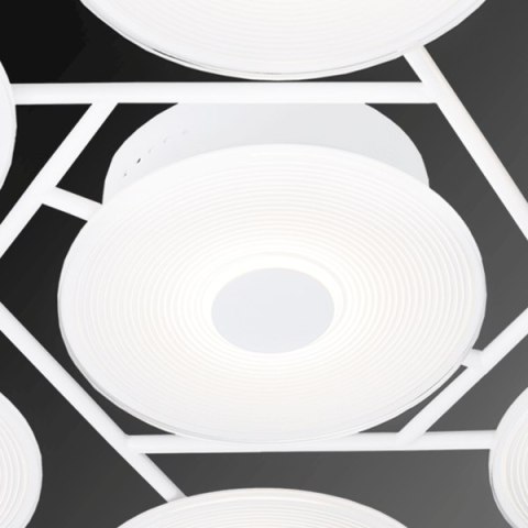 Minimalistyczny plafon LED - VINYL 7 Altavola Design ALTAVOLA DESIGN