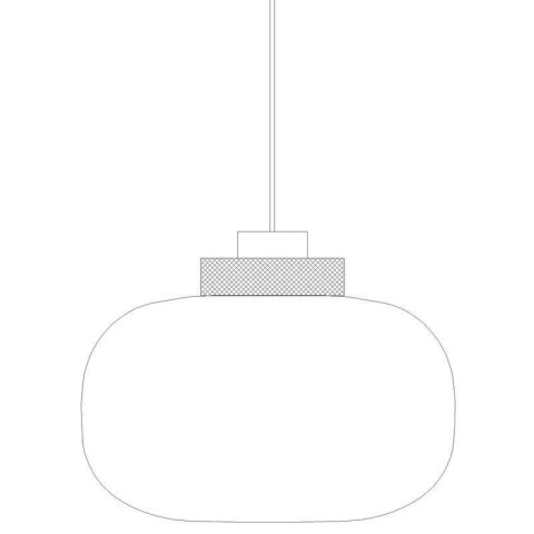 Lampa wisząca BOOM LED szaro złota 35 cm Step into Design