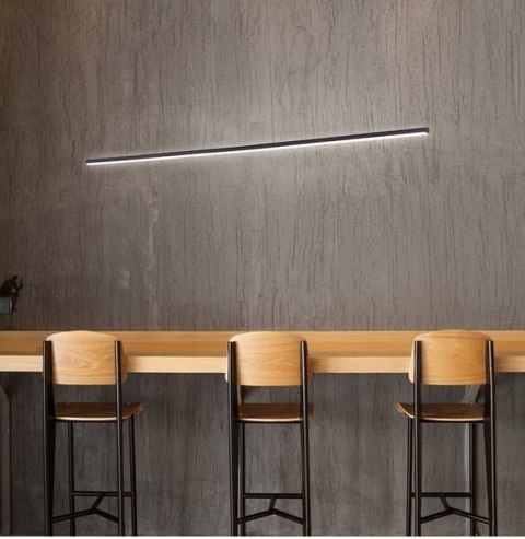 Lampa wisząca LINEA No.1 120cm 3k czarna Altavola Design ALTAVOLA DESIGN