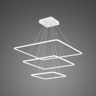 Lampa wisząca Ledowe Kwadraty No. 3 biała out 4k Altavola Design ALTAVOLA DESIGN