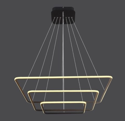 Lampa wisząca Ledowe Kwadraty No.3 czarna out 3k Altavola Design ALTAVOLA DESIGN