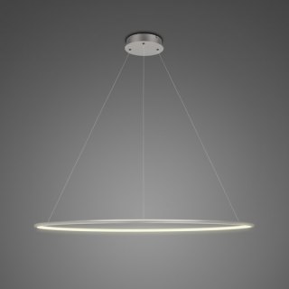 Lampa wisząca Ledowe Okręgi No.1 100 cm in 3k srebrna