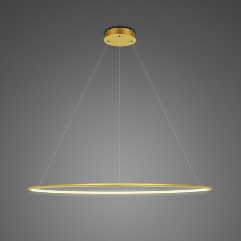 Lampa wisząca Ledowe Okręgi No.1 100cm 3k złota