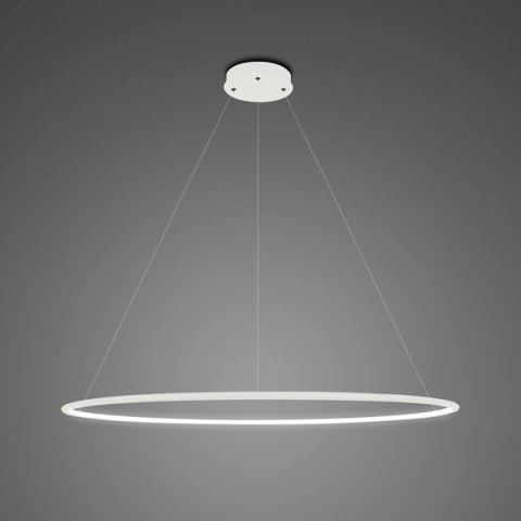 Lampa wisząca Ledowe Okręgi No.1 Φ100 cm in 4k biała Altavola Design ALTAVOLA DESIGN