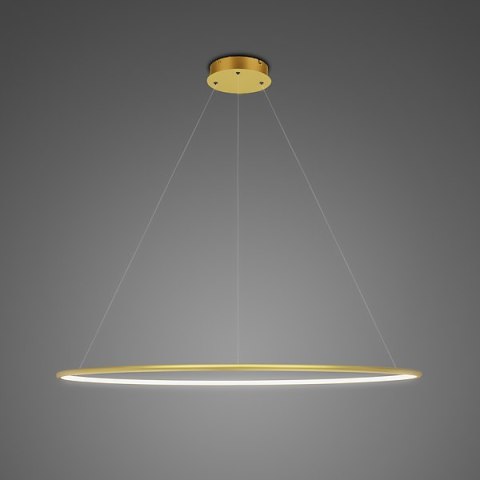 Lampa wisząca Ledowe Okręgi No.1 100 cm in 4k złota