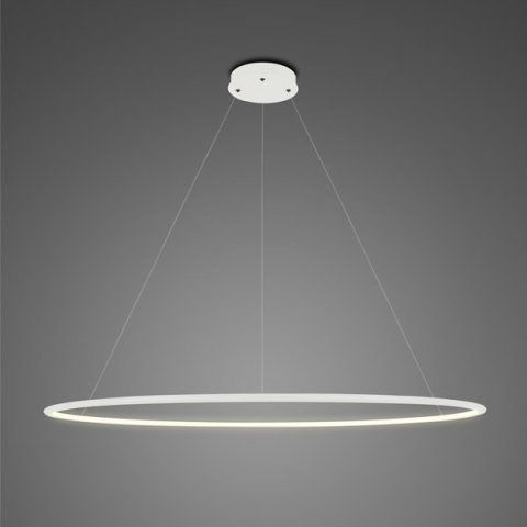 Lampa wisząca Ledowe Okręgi No.1 Φ120 cm in 3k biała Altavola Design ALTAVOLA DESIGN