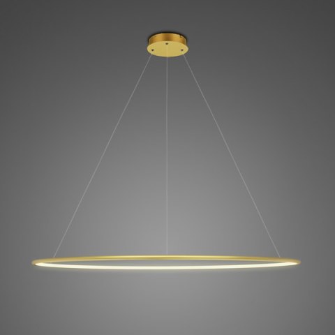 Lampa wisząca Ledowe Okręgi No.1 120 cm in 3k złota