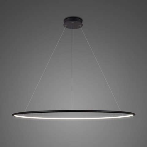 Lampa wisząca Ledowe Okręgi No.1 Φ120 cm in 4k czarna Altavola Design ALTAVOLA DESIGN