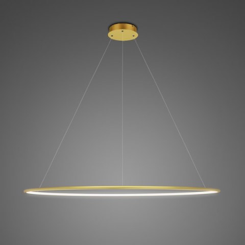 Lampa wisząca Ledowe Okręgi No.1 120 cm in 4k złota